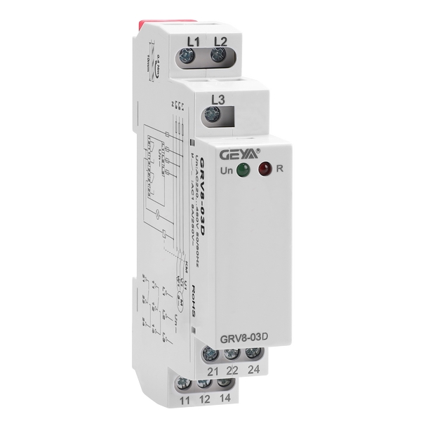 GRV8-03D至08D系列三相电压监控继电器